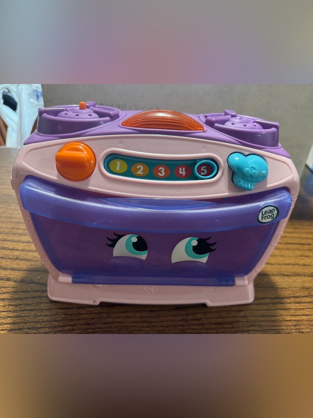Leapfrog stove cooking Kids Musical Learning Toy - Purple with Teal Accents